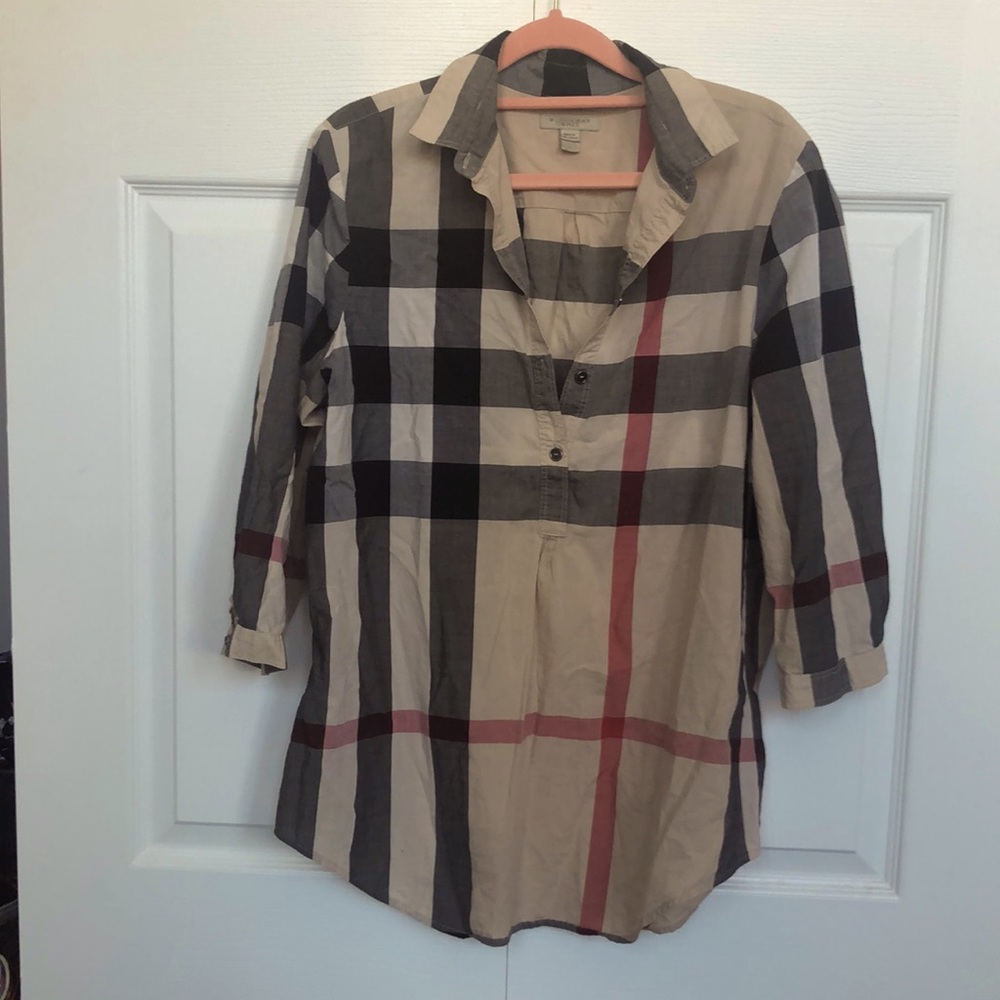 Burberry Brit 3/4 Sleeve Blouse